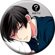 「月刊少女野崎くん」カプセルトイ（缶バッジ）のうちの1種。 (c)Izumi Tsubaki/SQUARE ENIX