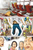 連打一人「オキテネムル」第1話の4ページ目。(c)連打一人/双葉社