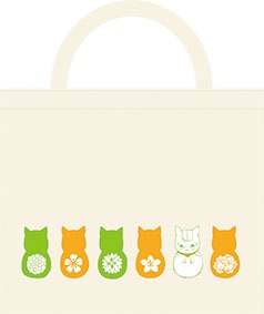 応募者全員サービス、「夏目友人帳」のトートバッグ。