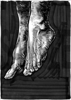 「獣 シシ」のボツ原画。