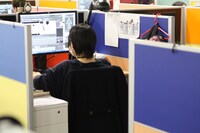 ポリゴン・ピクチュアズの制作エリア。