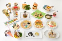 「弱虫ペダル in ナンジャタウン」で提供されるデザートとフード。 (c)渡辺航（週刊少年チャンピオン）／弱虫ペダル製作委員会 (c)NAMCO LTD.