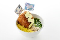 「『ついてきたくなったらついてこい』“激坂”焼おにぎり餃子丼」」（820円） (c)渡辺航（週刊少年チャンピオン）／弱虫ペダル製作委員会 (c)NAMCO LTD.