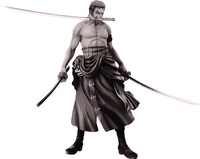 ダブルチャンスキャンペーン「ゾロフィギュア モノクロカラーver.」(c)尾田栄一郎／集英社・フジテレビ・東映アニメーション