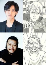 香坂を演じる松坂桃李（左上）と、天道を演じる西田敏行。(c)2015『マエストロ！』製作委員会 (c)さそうあきら/双葉社