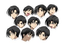 天久将馬の設定画。(c)なかま亜咲・エンターブレイン/ペンギン帝国