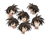 真玉橋孝一の設定画。(c)なかま亜咲・エンターブレイン/ペンギン帝国