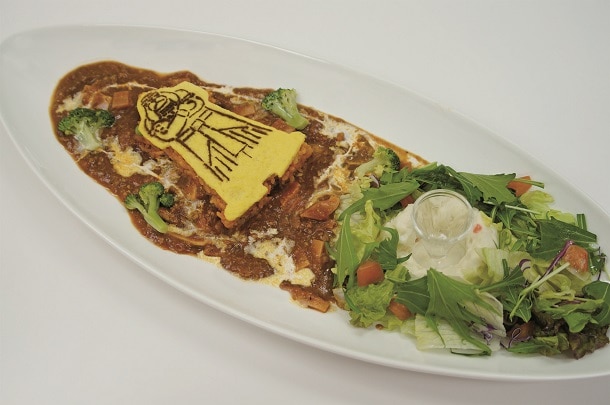 カフェで提供される「大魔境プレート ヘビー・スモーカーズ・フォレスト仕立て」。1500円。