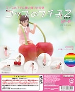 「コップのフチに舞い降りた天使 コップのフチ子2 ピーチ」POP