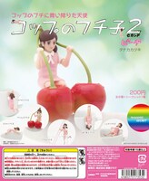 「コップのフチに舞い降りた天使 コップのフチ子2 ピーチ」POP