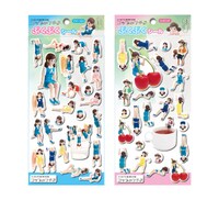 コップのフチ子「ぷくぷくシール」