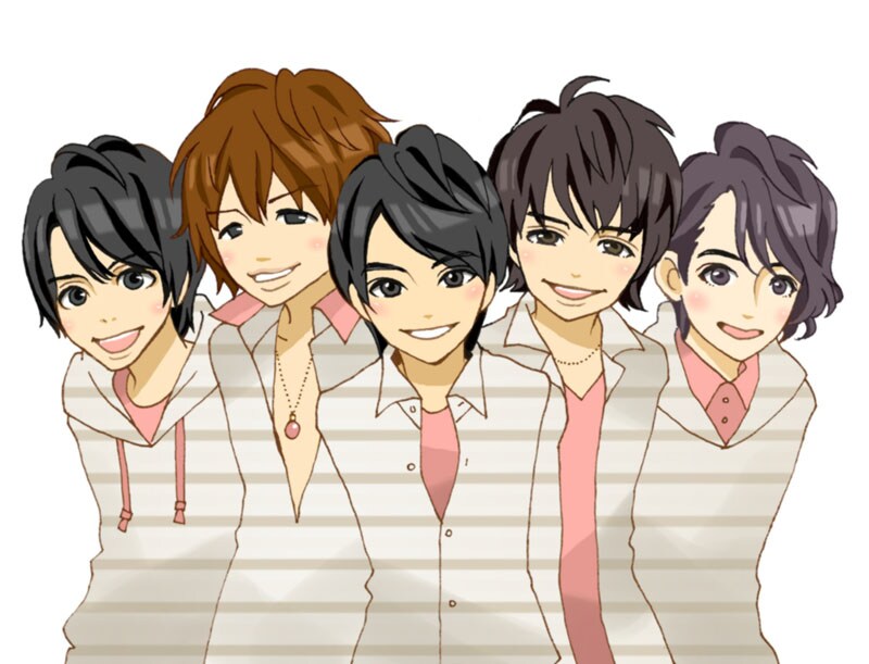 「Sexy ZoneのMild⇔Wild！スペシャルまんが～5色のパレット～」カット (c)藤原ゆか／集英社