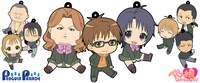 「銀の匙 Silver Spoon」の「ぺたん娘トレーディングラバーストラップ」。 (c)荒川弘・小学館／エゾノー祭実行委員会