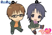 「銀の匙 Silver Spoon」の「ぺたん娘トレーディングラバーストラップ」。 (c)荒川弘・小学館／エゾノー祭実行委員会