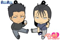 「銀の匙 Silver Spoon」の「ぺたん娘トレーディングラバーストラップ」。 (c)荒川弘・小学館／エゾノー祭実行委員会