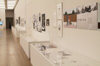 マンガ部門のブース。