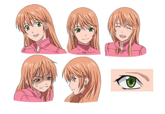 ニケのキャラクターデザイン。(c)椎名 橙・白泉社／王室会報誌編集部