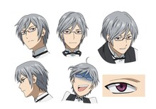 ニールのキャラクターデザイン。(c)椎名 橙・白泉社／王室会報誌編集部