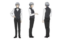 ニールのキャラクターデザイン。(c)椎名 橙・白泉社／王室会報誌編集部