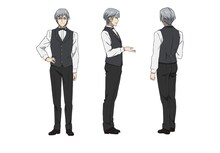 ニールのキャラクターデザイン。(c)椎名 橙・白泉社／王室会報誌編集部