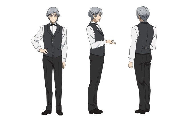 ニールのキャラクターデザイン。(c)椎名 橙・白泉社／王室会報誌編集部