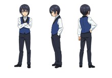 リビのキャラクターデザイン。(c)椎名 橙・白泉社／王室会報誌編集部