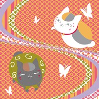 H賞「ハンドタオル～名シーンと共に～」の1種。(c)緑川ゆき・白泉社/「夏目友人帳」製作委員会