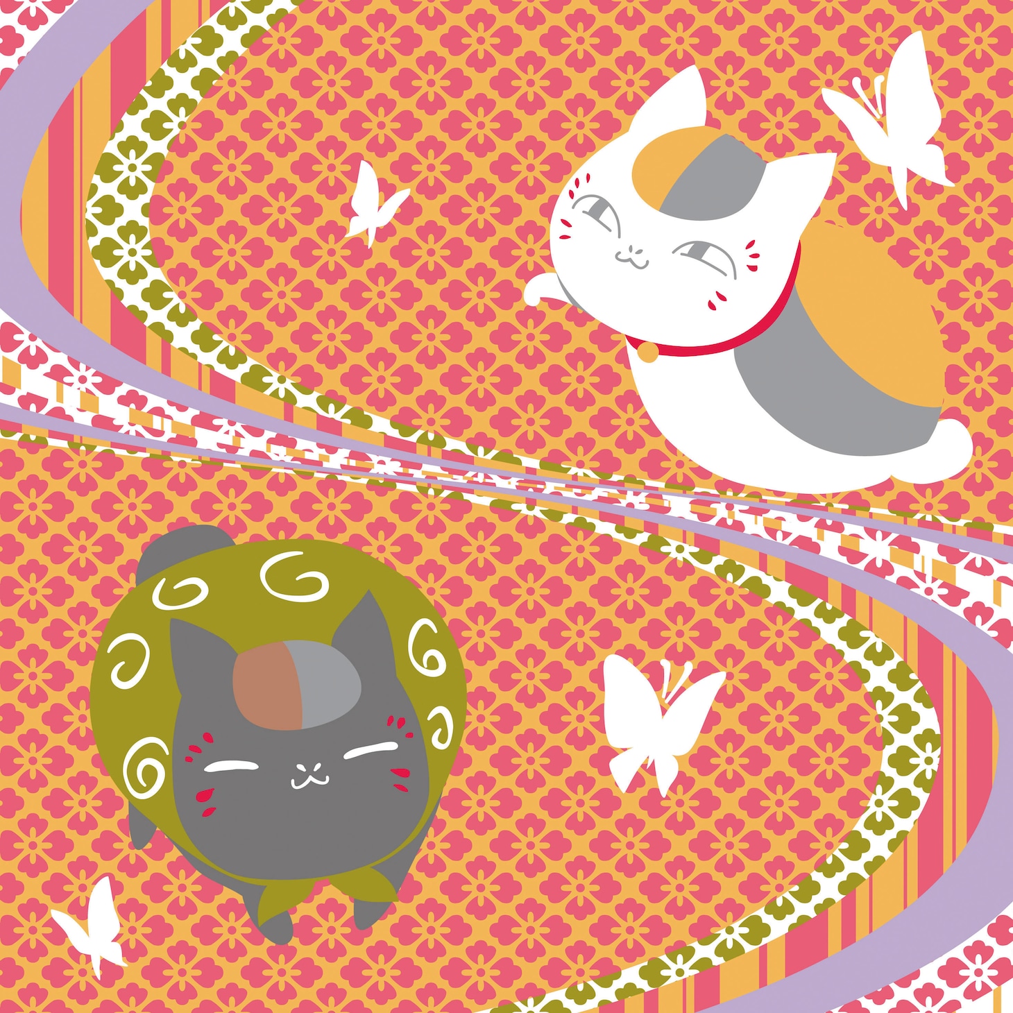 H賞「ハンドタオル～名シーンと共に～」の1種。(c)緑川ゆき・白泉社/「夏目友人帳」製作委員会