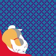 H賞「ハンドタオル～名シーンと共に～」の1種。(c)緑川ゆき・白泉社/「夏目友人帳」製作委員会