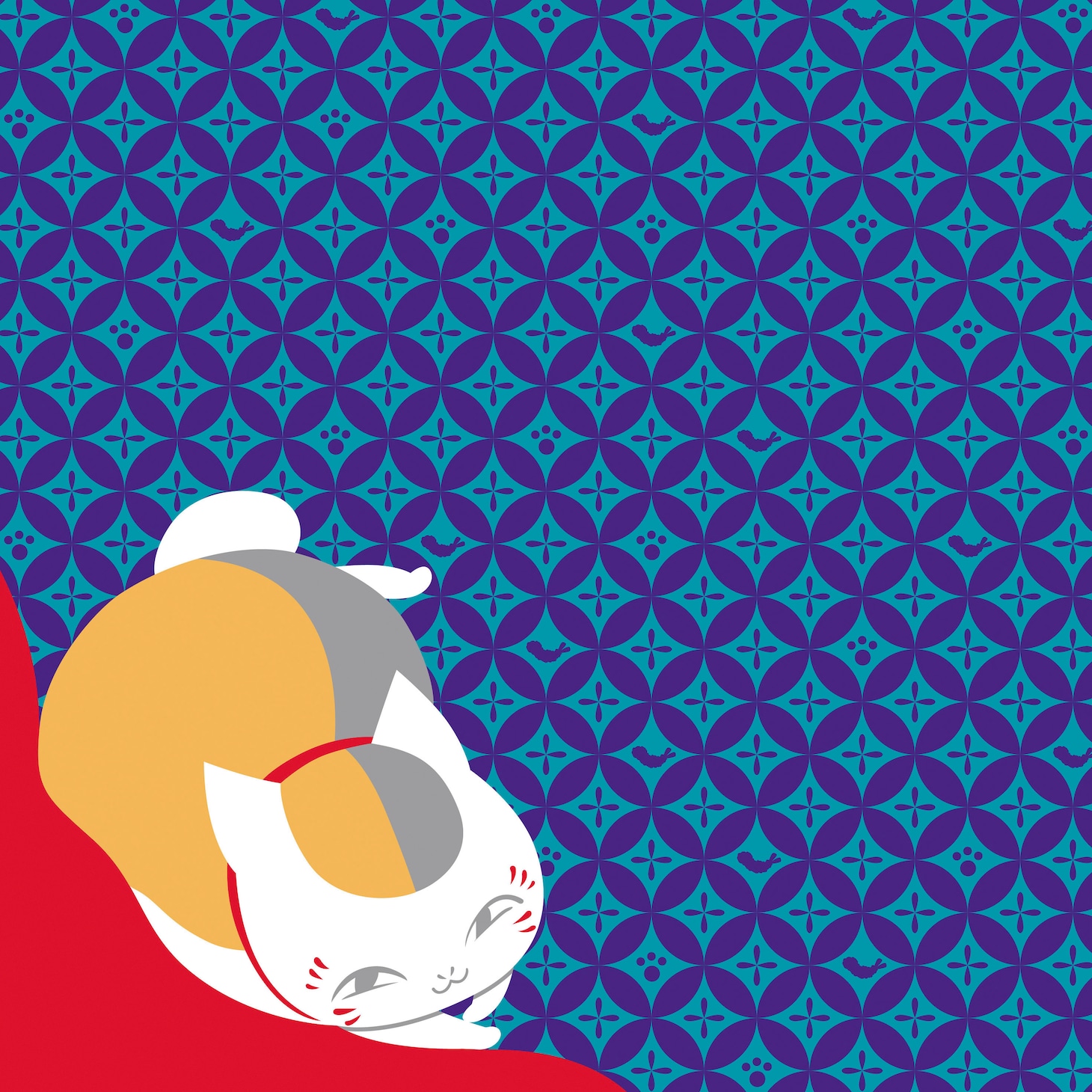 H賞「ハンドタオル～名シーンと共に～」の1種。(c)緑川ゆき・白泉社/「夏目友人帳」製作委員会