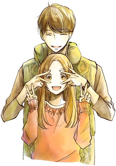 芥文絵「ふたりぼっち」予告カット
