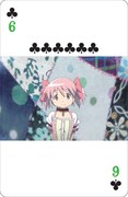 「劇場版 魔法少女まどか☆マギカ［新編］叛逆の物語」オリジナルトランプ（クローバーの6）(c)Magica Quartet／Aniplex・Madoka Movie Project Rebellion