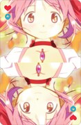 「劇場版 魔法少女まどか☆マギカ［新編］叛逆の物語」オリジナルトランプ（ハートのQ）(c)Magica Quartet／Aniplex・Madoka Movie Project Rebellion