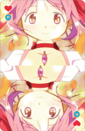 「劇場版 魔法少女まどか☆マギカ［新編］叛逆の物語」オリジナルトランプ（ハートのQ）(c)Magica Quartet／Aniplex・Madoka Movie Project Rebellion