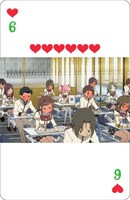 「劇場版 魔法少女まどか☆マギカ［新編］叛逆の物語」オリジナルトランプ（ハートの6）(c)Magica Quartet／Aniplex・Madoka Movie Project Rebellion