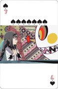 「劇場版 魔法少女まどか☆マギカ［新編］叛逆の物語」オリジナルトランプ（スペードの7）(c)Magica Quartet／Aniplex・Madoka Movie Project Rebellion