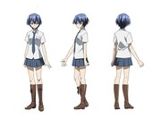 諏訪彩花演じる東兎角（あずまとかく）。出席番号1番。私立17学園からカイバに命じられ転校。ずば抜けた暗殺能力をもち、“東のアズマ”と称される一族のエリート暗殺者。晴のあたたかさに触れ、彼女を守ろうと決意する。カレーが好き。(c)高河ゆん・南方純/KADOKAWA巻/「悪魔のリドル」製作委員会