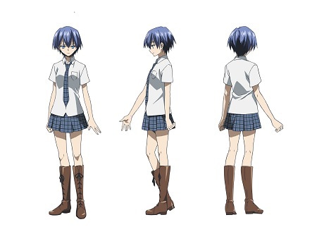 諏訪彩花演じる東兎角（あずまとかく）。出席番号1番。私立17学園からカイバに命じられ転校。ずば抜けた暗殺能力をもち、“東のアズマ”と称される一族のエリート暗殺者。晴のあたたかさに触れ、彼女を守ろうと決意する。カレーが好き。(c)高河ゆん・南方純/KADOKAWA巻/「悪魔のリドル」製作委員会