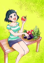 元町夏央「南紀の台所」の扉ページ。