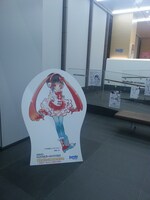 「なかよし×hontoカフェ ～大好き！なかよし魔法少女展～」の様子。