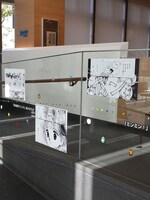 「なかよし×hontoカフェ ～大好き！なかよし魔法少女展～」の様子。