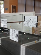 「なかよし×hontoカフェ ~大好き!なかよし魔法少女展~」の様子。