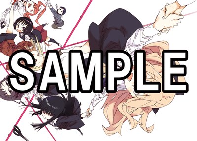 有隣堂で配布されるイラストカードの絵柄。