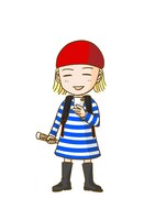 ひうらさとるの自画像。