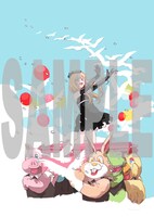 「さよなら金太郎 伊達家の人々」の、COMIC ZINで配布される特典の絵柄。