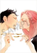 アニメイトで「O.B.」2巻を購入するともらえる「空と原ver.」のクリアファイル。