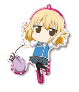 「ディーふらぐ！」のデフォルメキャラがストラップに