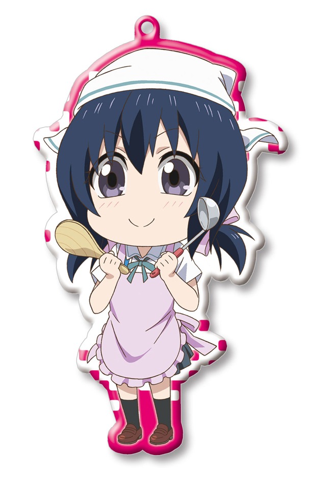 「ディーふらぐ！ トレーディングメタルチャームストラップ」の船堀さん。(c)春野友矢／株式会社KADOKAWA メディアファクトリー刊／ディーふらぐ！製作委員会