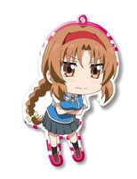 「ディーふらぐ！ トレーディングメタルチャームストラップ」の高尾部長。(c)春野友矢／株式会社KADOKAWA メディアファクトリー刊／ディーふらぐ！製作委員会