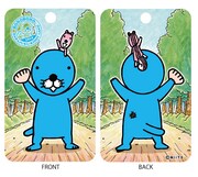 フェアで販売される「ぼのぼの」のプラスチック製パスケース。1300円。(c)M.I/T.S